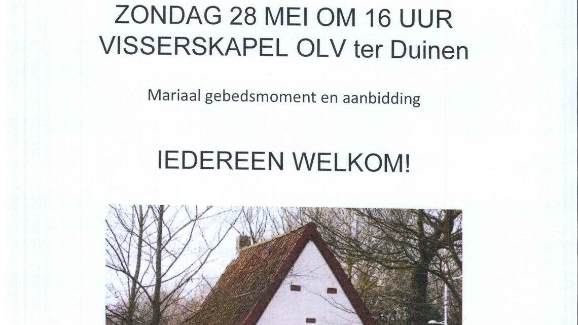 Jaarlijkse bedevaart naar de Visserskapel