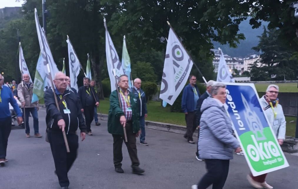 Met OKRA-Vuurtoren op bedevaart naar Lourdes