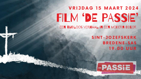 Filmvertoning ‘De Passie’ op 15 maart